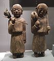 Wooden funerary figurines of Khitan hunters