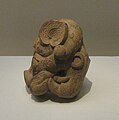 Pottery model for an animal head (Spring and Autumn Period, Jin State)