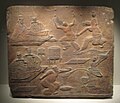 Brick relief with performers and jugglers (Eastern Han)