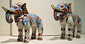 Kakiemon elephants from Japan, Edo period, late 17th century AD.