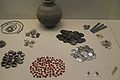 Pot and and some of the contents from the Snettisham jeweller's hoard