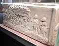 Stone chest for storing Buddhist relics