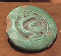 Jin dynasty green-glazed roof tile end