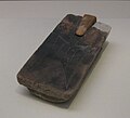 Pottery mould for spade coin (Spring and Autumn Period, Jin State)