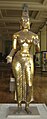 Standing figure of a female deity (Tārā) solid cast in bronze and gilded