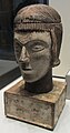 Wooden reliquary head of St Eustace