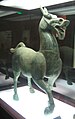 Large bronze horse